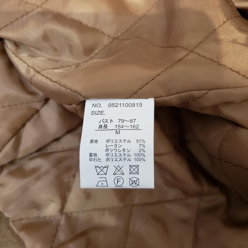 アールピーエス r.p.s コート コート一般 M 無地 茶 / ブラウン /  レディース USED 古着 中古 10013123