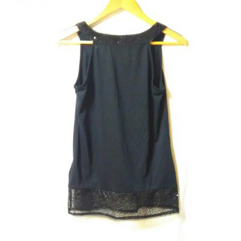 ボナジョルナータ BUONA GIORNATA タンクトップ タンクトップ S 無地 黒 / ブラック /  レディース USED 古着 中古 10013178