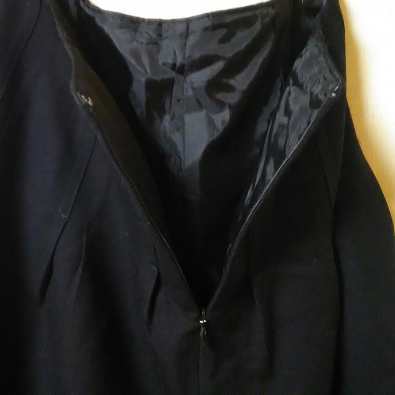 プロポーションボディドレッシング PROPORTION BODY DRESSING スカート ひざ丈スカート 2 無地 黒 / ブラック /  レディース USED 古着 中古 10013194