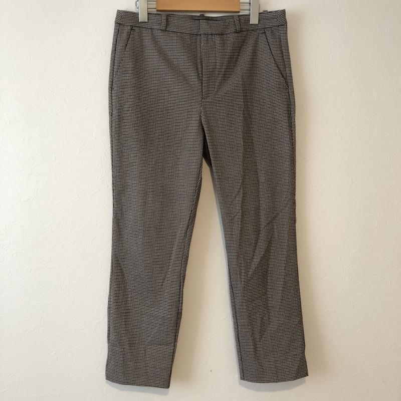 ザラベーシック ZARA BASIC パンツ スラックス L 千鳥格子 黒 / ブラック / X ベージュ / ベージュ / X 青 / ブルー /  レディース USED 古着 中古 10013210