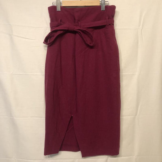 ロージー ROSIEE スカート ひざ丈スカート S 無地 赤 / レッド /  レディース USED 古着 中古 10013258