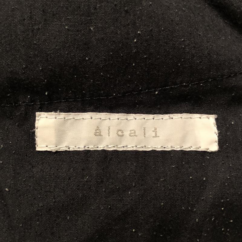 アルカリ alcali パンツ スラックス 2 無地 紺 / ネイビー /  レディース USED 古着 中古 10013298