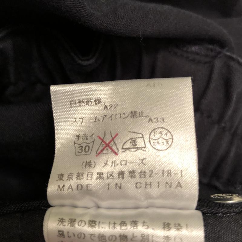アルカリ alcali パンツ スラックス 2 無地 紺 / ネイビー /  レディース USED 古着 中古 10013298