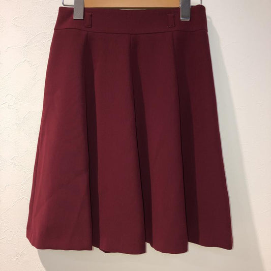ミッシュマッシュ MISCH MASCH スカート ひざ丈スカート S 無地 赤 / レッド /  レディース USED 古着 中古 10013327