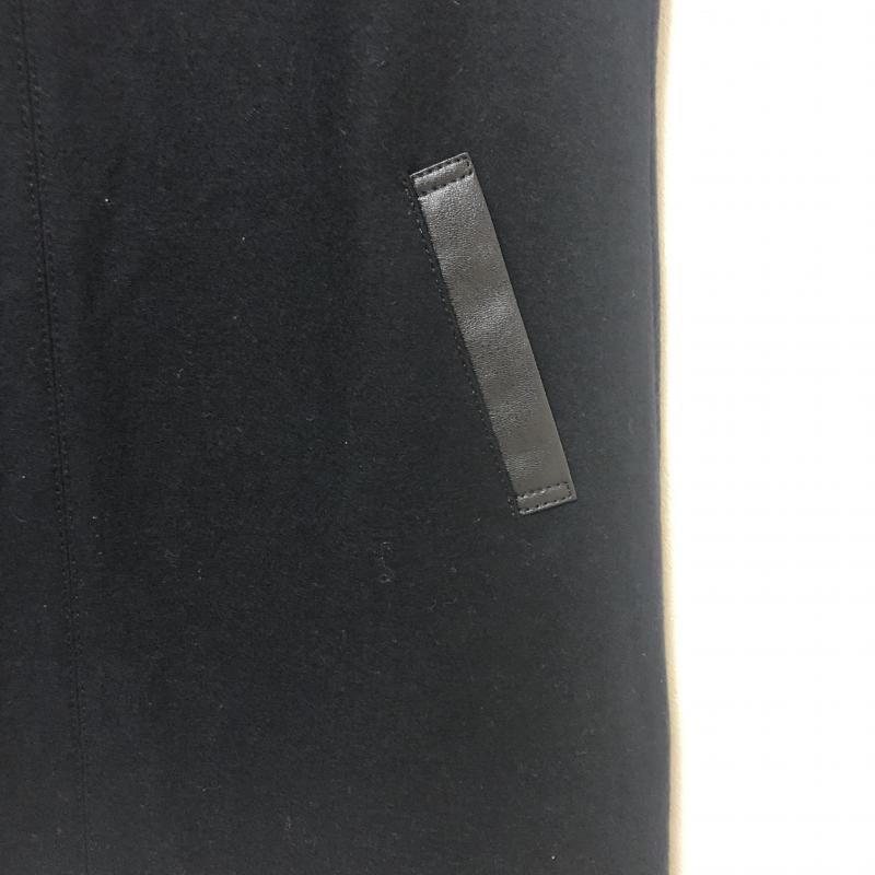 インディヴィ INDIVI ワンピース ひざ丈スカート 無地 黒 / ブラック /  レディース USED 古着 中古 10013362