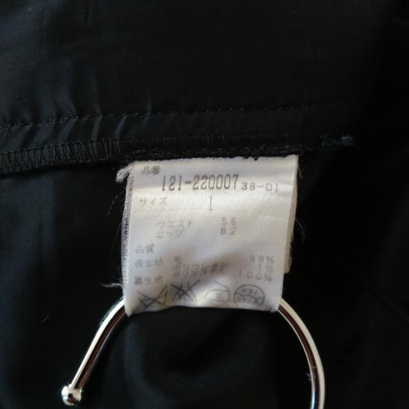 プロポーションボディドレッシング PROPORTION BODY DRESSING スカート ひざ丈スカート 1 無地 黒 / ブラック /  レディース USED 古着 中古 10013463