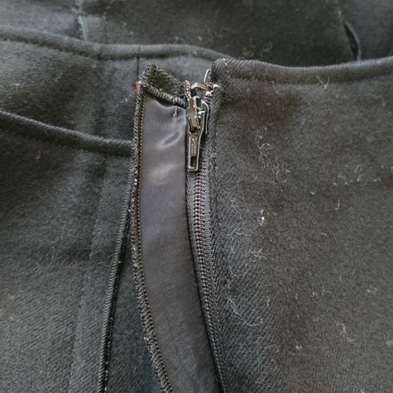 プロポーションボディドレッシング PROPORTION BODY DRESSING スカート ひざ丈スカート 1 無地 黒 / ブラック /  レディース USED 古着 中古 10013463