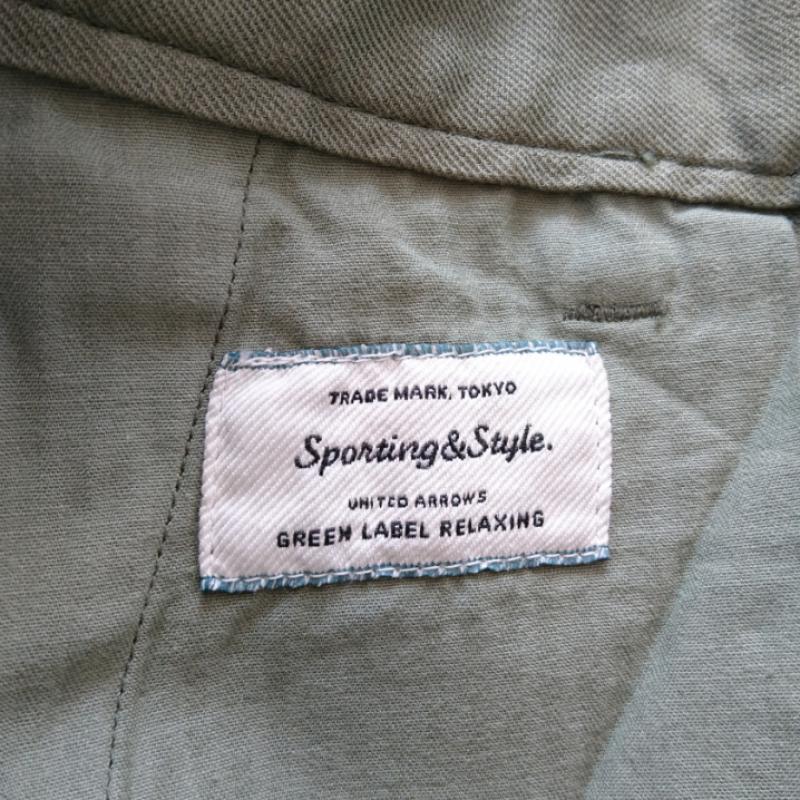 グリーンレーベルリラクシング green label relaxing スカート ひざ丈スカート 36 無地 緑 / グリーン /  レディース USED 古着 中古 10013469