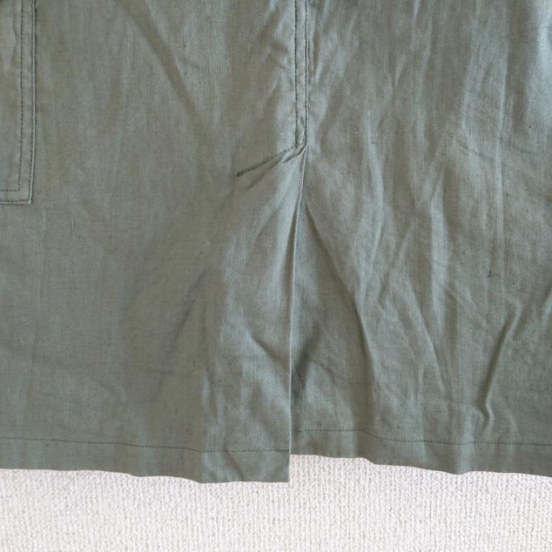 グリーンレーベルリラクシング green label relaxing スカート ひざ丈スカート 36 無地 緑 / グリーン /  レディース USED 古着 中古 10013469