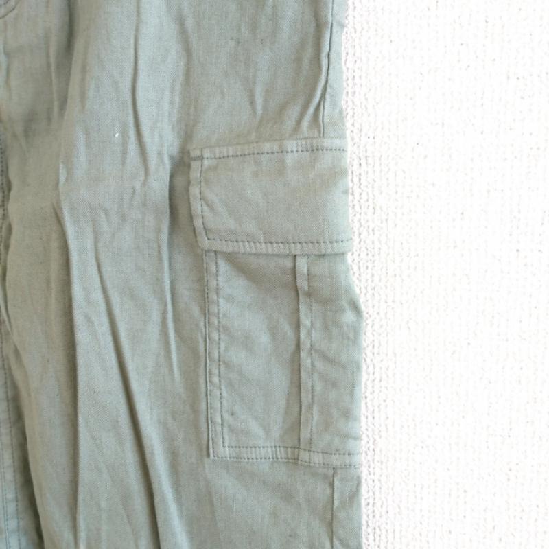 グリーンレーベルリラクシング green label relaxing スカート ひざ丈スカート 36 無地 緑 / グリーン /  レディース USED 古着 中古 10013469