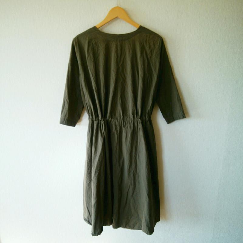マウジー MOUSSY ワンピース ロングスカート カシュクールワンピース FREE 無地 緑 / グリーン /  レディース USED 古着 中古 10013538