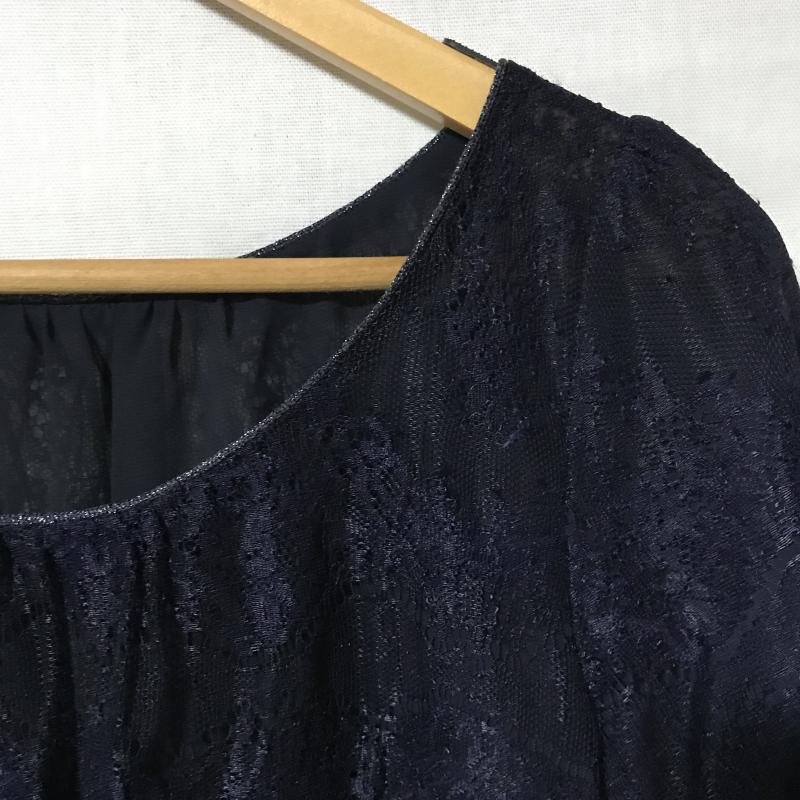 スピック＆スパン Spick & Span シャツ、ブラウス 半袖 総柄 紺 / ネイビー /  レディース USED 古着 中古 10013655