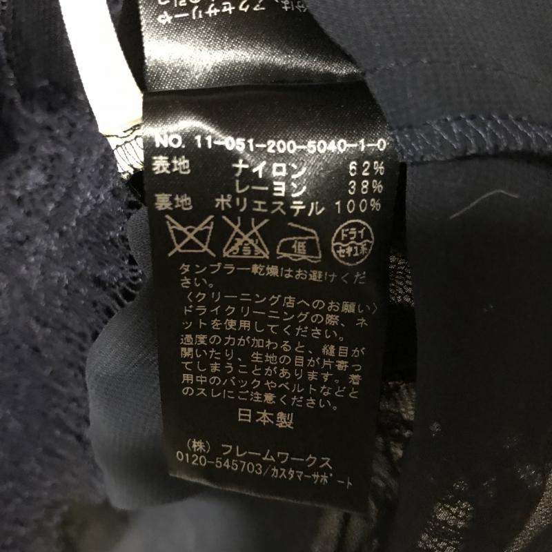スピック＆スパン Spick & Span シャツ、ブラウス 半袖 総柄 紺 / ネイビー /  レディース USED 古着 中古 10013655