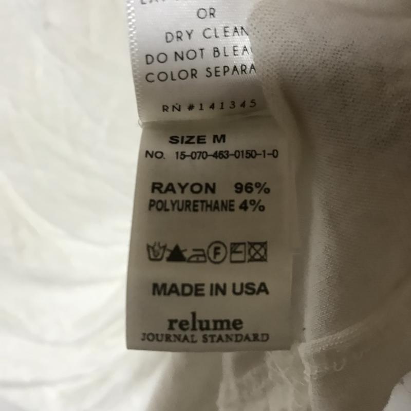 デイドリーマー DAYDREAMER カットソー 七分袖 M 無地 白 / ホワイト /  レディース USED 古着 中古 10013662