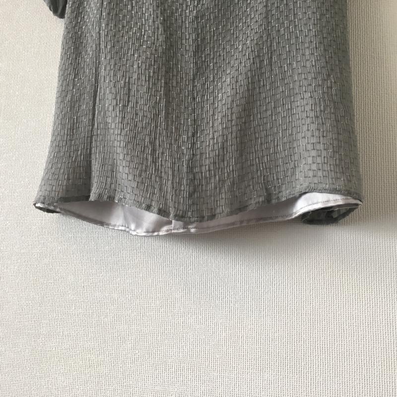 ニジュウサンク 23区 ワンピース ミニスカート 38 無地 灰 / グレー /  レディース USED 古着 中古 10013673
