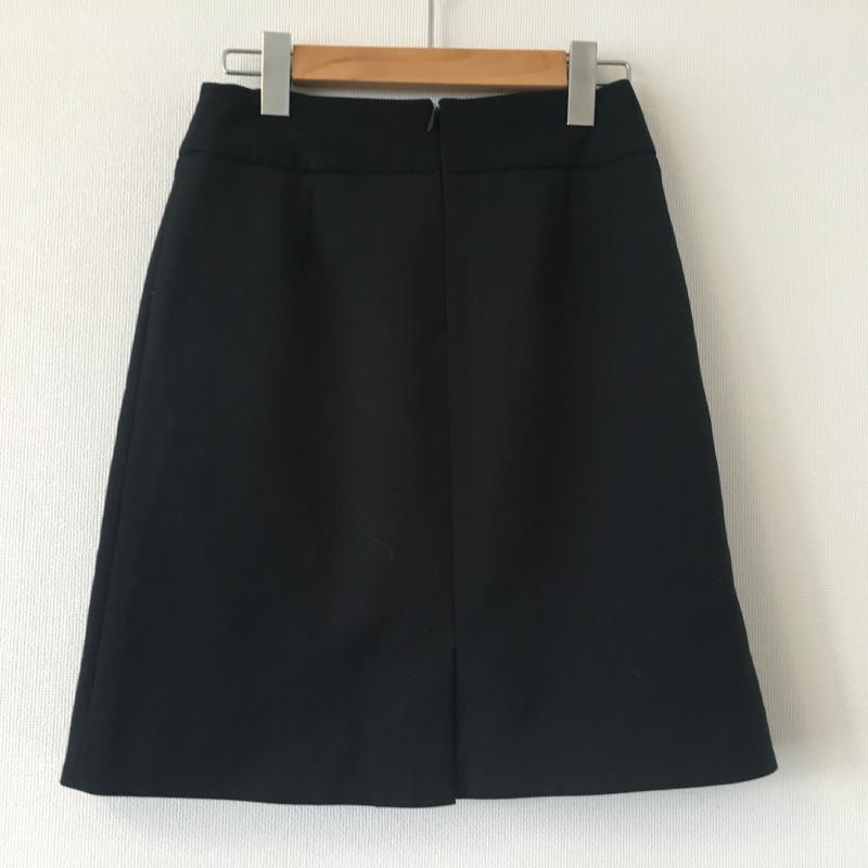 ロペピクニック ROPE' PICNIC スカート ミニスカート 36 無地 黒 / ブラック /  レディース USED 古着 中古 10013676