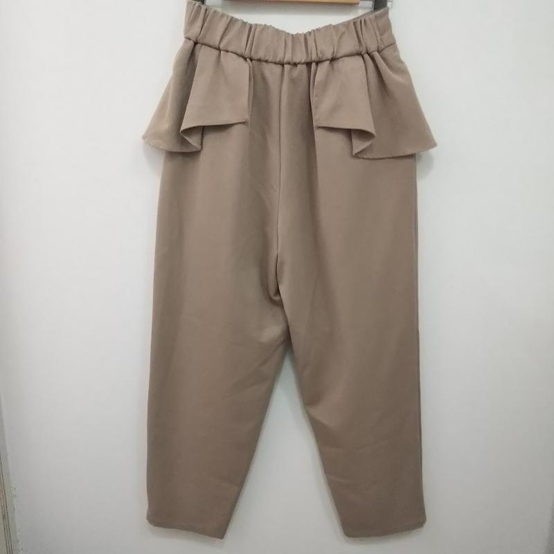 グリーンデイル ガーネット GREENDALE GARNET パンツ スラックス L 無地 ベージュ / ベージュ /  レディース USED 古着 中古 10013728
