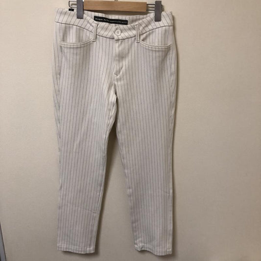 スウィートキャメル Sweet Camel パンツ スラックス ストライプ 白 / ホワイト / X 黒 / ブラック /  レディース USED 古着 中古 10013737