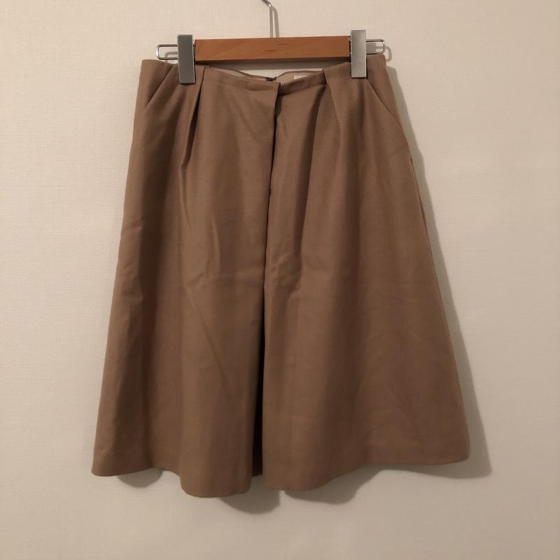 ボールジィ BALLSEY スカート ひざ丈スカート 34 無地 ベージュ / ベージュ /  レディース USED 古着 中古 10013801