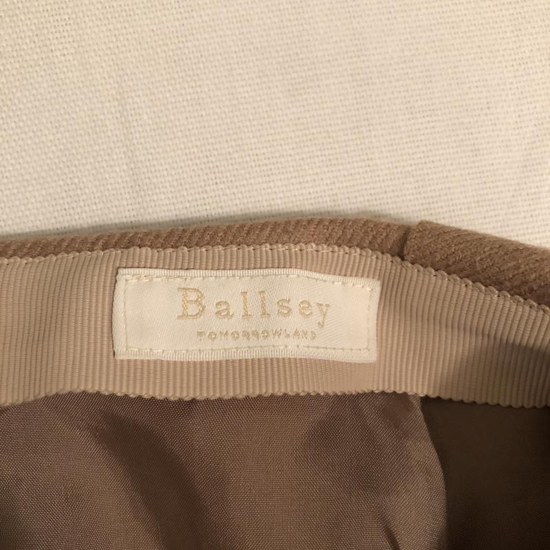 ボールジィ BALLSEY スカート ひざ丈スカート 34 無地 ベージュ / ベージュ /  レディース USED 古着 中古 10013801