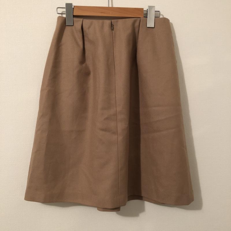 ボールジィ BALLSEY スカート ひざ丈スカート 34 無地 ベージュ / ベージュ /  レディース USED 古着 中古 10013801