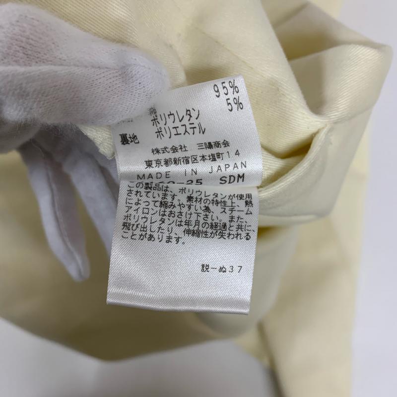アマカ AMACA パンツ スラックス 36 無地 白 / ホワイト /  レディース USED 古着 中古 10014050