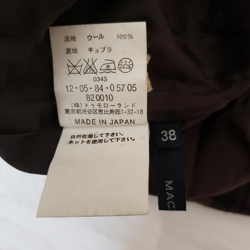 マカフィー MACPHEE スカート ミニスカート 38 チェック 紫 / パープル / X 茶 / ブラウン / X 黒 / ブラック /  レディース USED 古着 中古 10014125