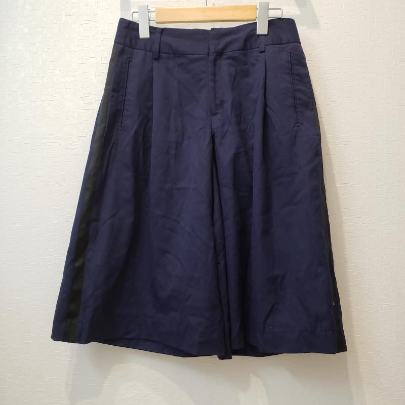 エディション EDITION パンツ キュロット 38 無地 紺 / ネイビー /  レディース USED 古着 中古 10014131