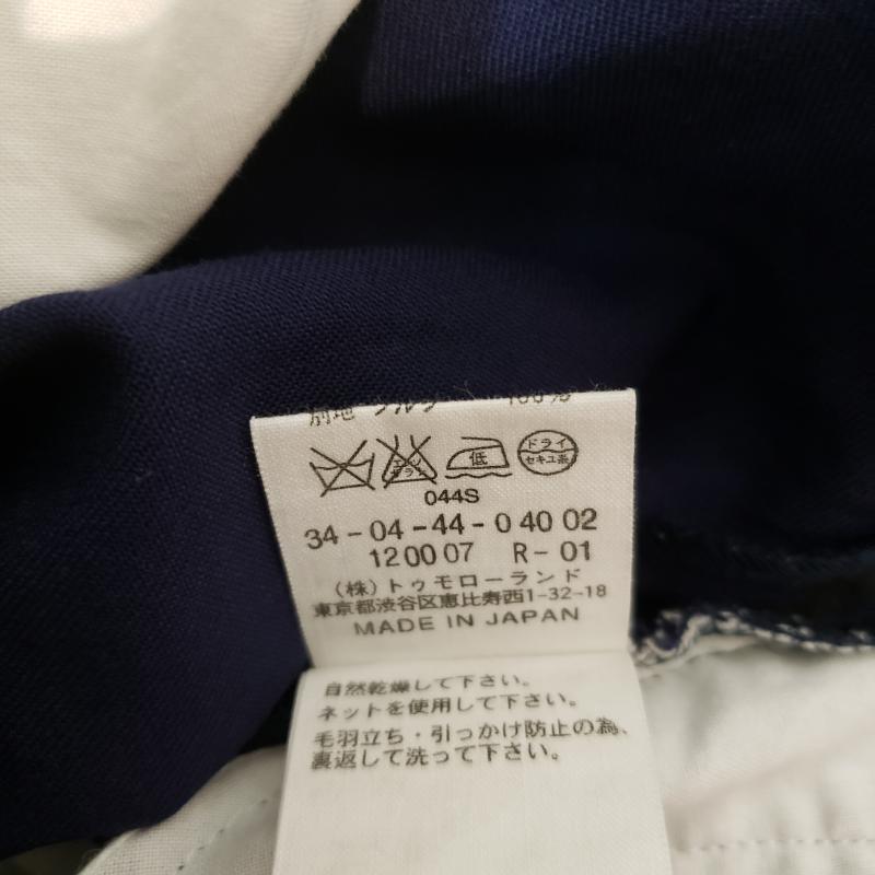 エディション EDITION パンツ キュロット 38 無地 紺 / ネイビー /  レディース USED 古着 中古 10014131