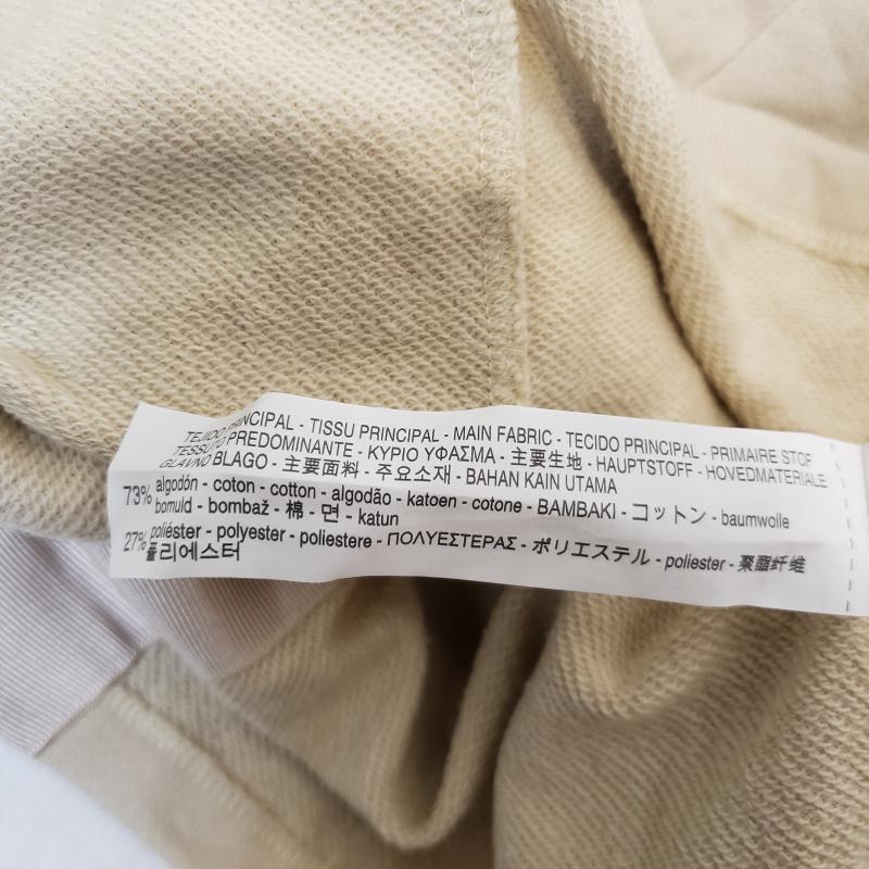 ザラ ZARA カットソー 長袖 S 無地 ベージュ / ベージュ /  レディース USED 古着 中古 10014134