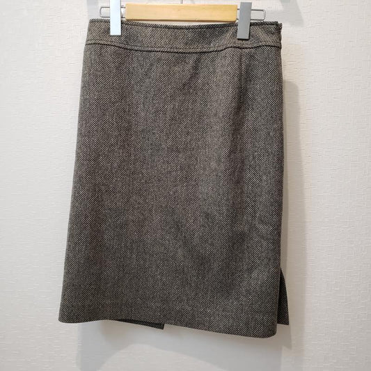 ボールジィ BALLSEY スカート ひざ丈スカート 38 無地 灰 / グレー / X 黒 / ブラック /  レディース USED 古着 中古 10014143