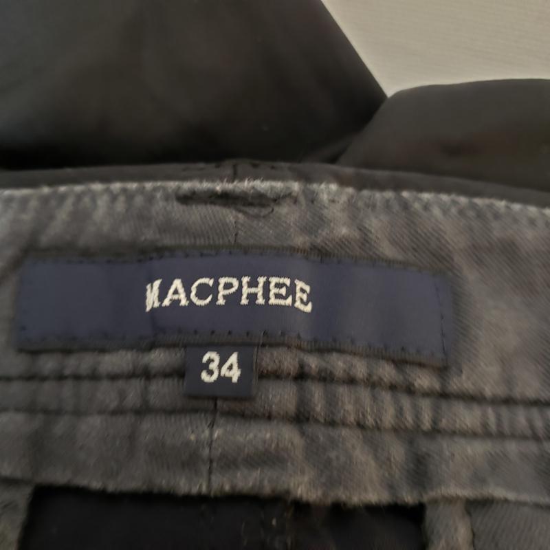 マカフィー MACPHEE パンツ スラックス 34 無地 黒 / ブラック /  レディース USED 古着 中古 10014149