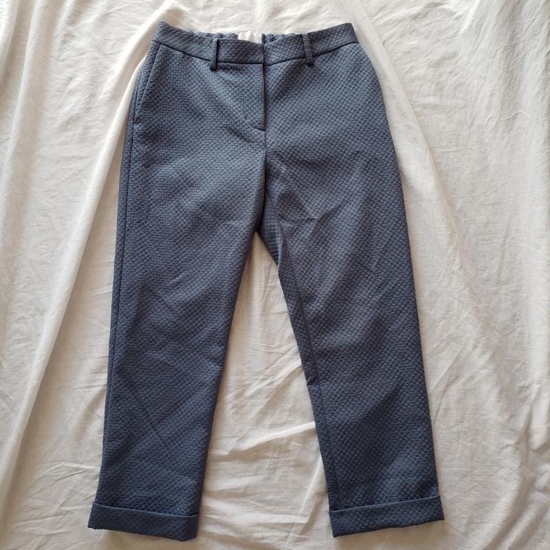 ソーノ Sono ボトムス ボトムス 裾ダブル 2 無地 X  青 / ブルー /  レディース USED 古着 中古 10014160