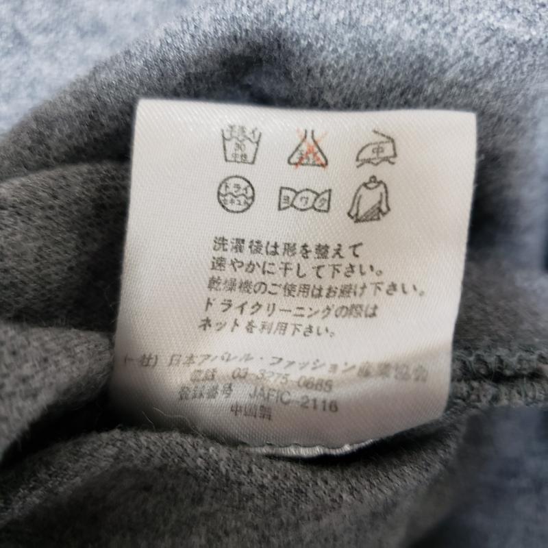 ルール RULe ワンピース ひざ丈スカート 七分丈、ポケットあり S 無地 灰 / グレー /  レディース USED 古着 中古 10014172