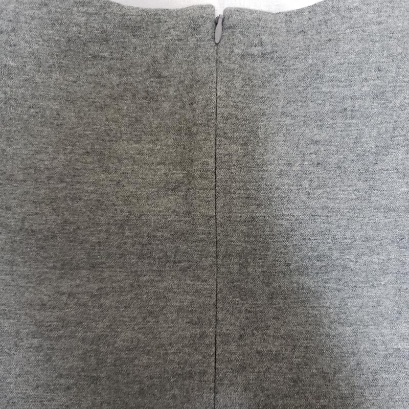 ルール RULe ワンピース ひざ丈スカート 七分丈、ポケットあり S 無地 灰 / グレー /  レディース USED 古着 中古 10014172