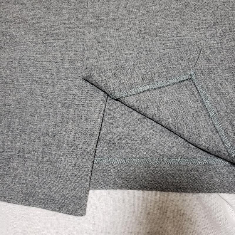 ルール RULe ワンピース ひざ丈スカート 七分丈、ポケットあり S 無地 灰 / グレー /  レディース USED 古着 中古 10014172
