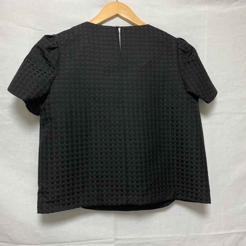 ヨーロ YOLO カットソー 半袖 38 無地 黒 / ブラック /  レディース USED 古着 中古 10014254