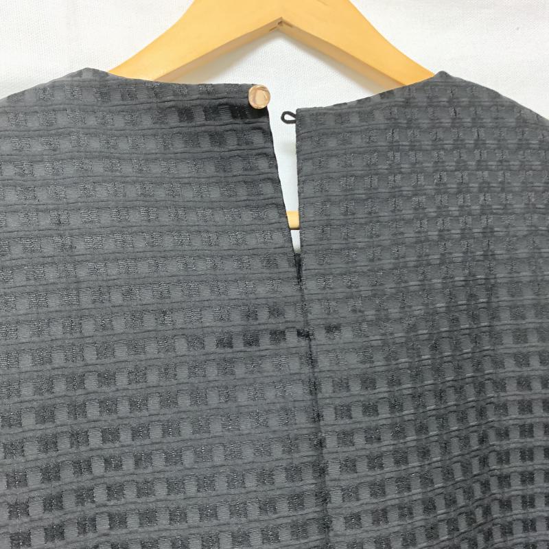 ヨーロ YOLO カットソー 半袖 36 無地 黒 / ブラック /  レディース USED 古着 中古 10014255