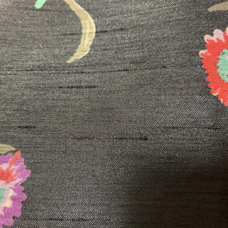 ミーアンドミークチュール me&me couture スカート ひざ丈スカート 0 花柄 黒 / ブラック / X 赤 / レッド / X カーキ / カーキ /  レディース USED 古着 中古 10014256