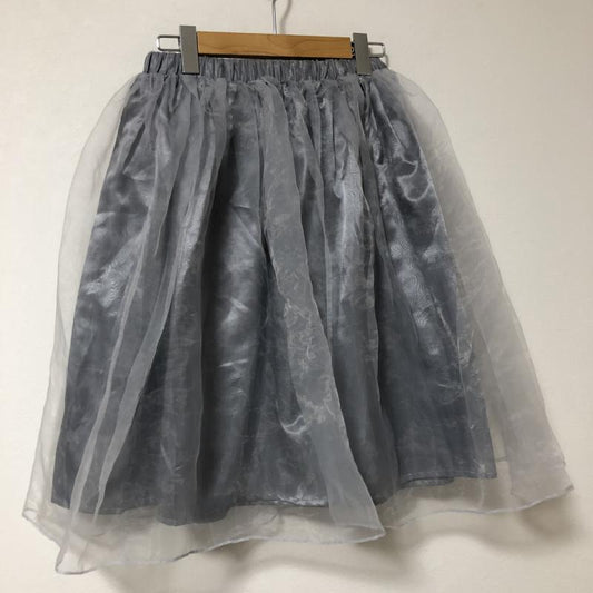 レストローズ L'EST ROSE スカート ひざ丈スカート M 無地 灰 / グレー /  レディース USED 古着 中古 10014267