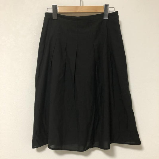 フレディ エミュ fredy emue スカート ひざ丈スカート 38 無地 黒 / ブラック /  レディース USED 古着 中古 10014269