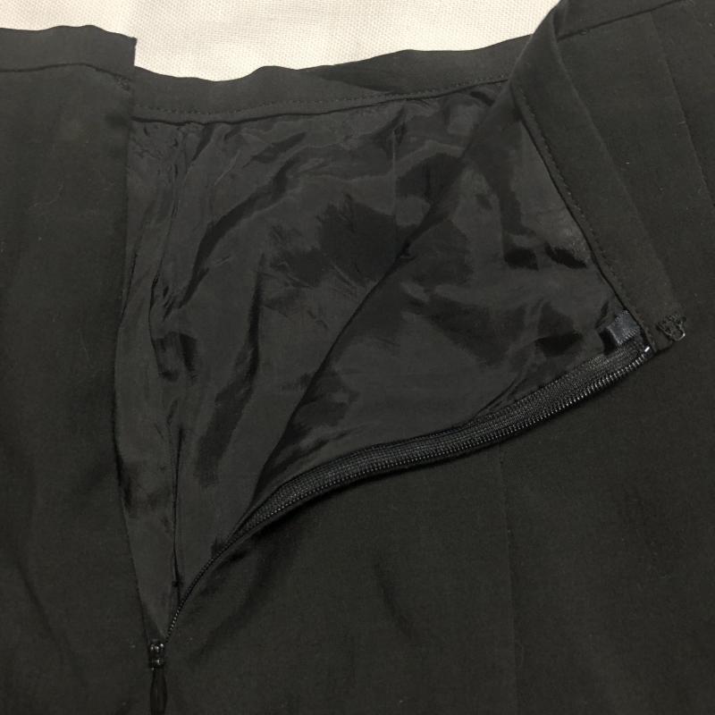 フレディ エミュ fredy emue スカート ひざ丈スカート 38 無地 黒 / ブラック /  レディース USED 古着 中古 10014269