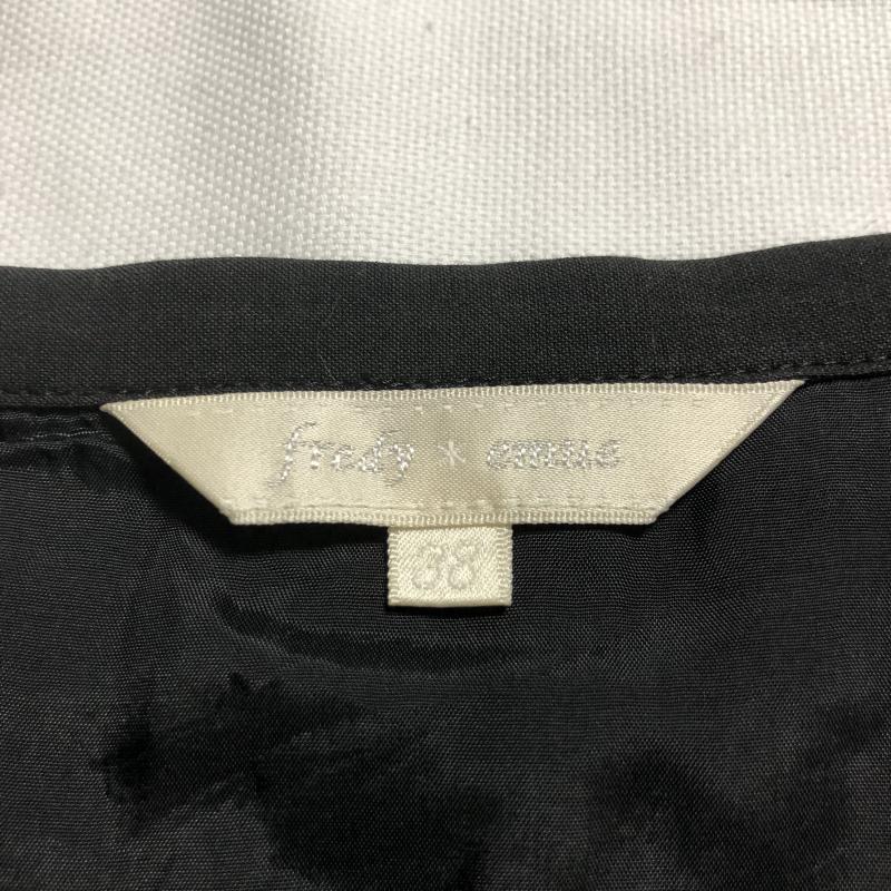 フレディ エミュ fredy emue スカート ひざ丈スカート 38 無地 黒 / ブラック /  レディース USED 古着 中古 10014269