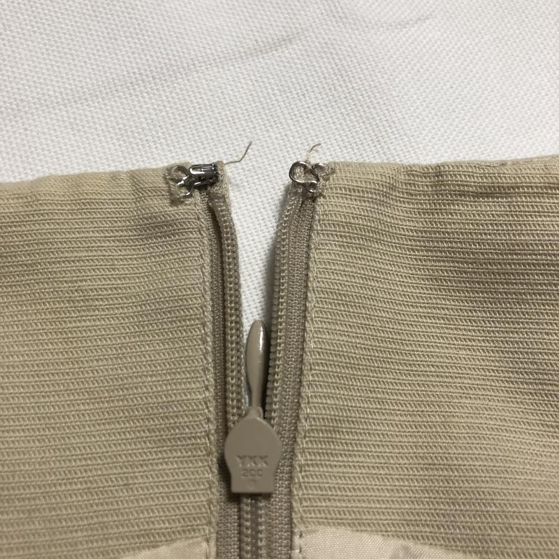 クリアインプレッション CLEAR IMPRESSION ワンピース ミニスカート 2 無地 青 / ブルー / X ベージュ / ベージュ /  レディース USED 古着 中古 10014304