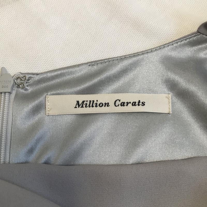 ミリオンカラッツ MILLION CARATS ワンピース ミニスカート S 無地 灰 / グレー / X 紫 / パープル /  レディース USED 古着 中古 10014315