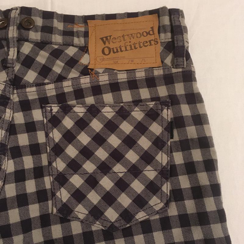 ウエストウッドアウトフィッターズ Westwood Outfitters パンツ ショートパンツ S チェック 緑 / グリーン / X 紺 / ネイビー /  レディース USED 古着 中古 10014324