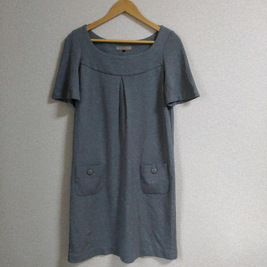 プロポーションボディドレッシング PROPORTION BODY DRESSING ワンピース ひざ丈スカート 2 無地 灰 / グレー /  レディース USED 古着 中古 10014376