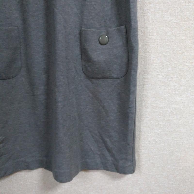 プロポーションボディドレッシング PROPORTION BODY DRESSING ワンピース ひざ丈スカート 2 無地 灰 / グレー /  レディース USED 古着 中古 10014376