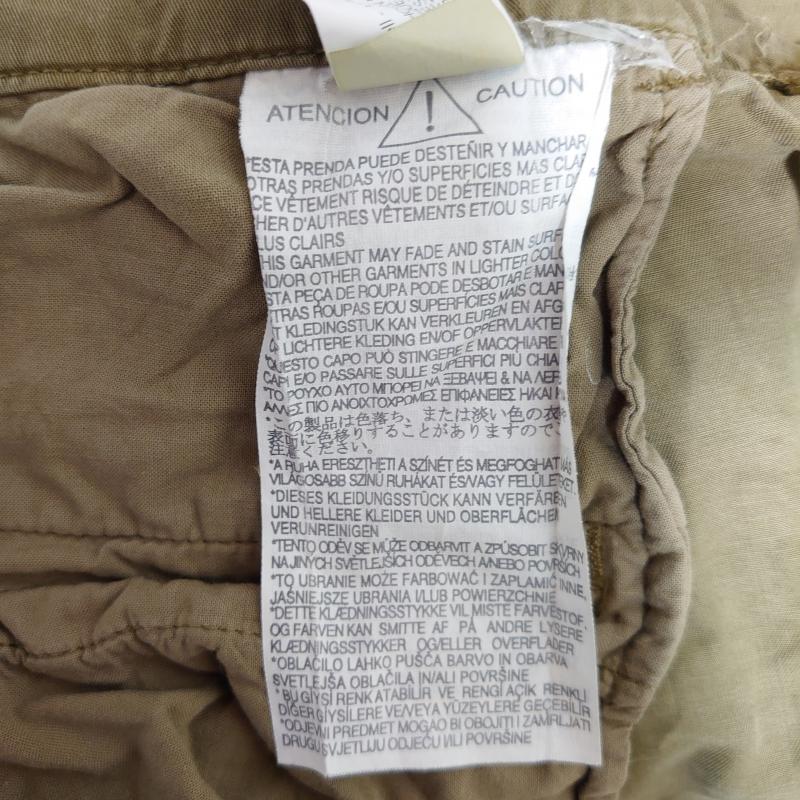ザラベーシック ZARA BASIC パンツ スラックス 34 無地 茶 / ブラウン / X カーキ / カーキ /  レディース USED 古着 中古 10014460