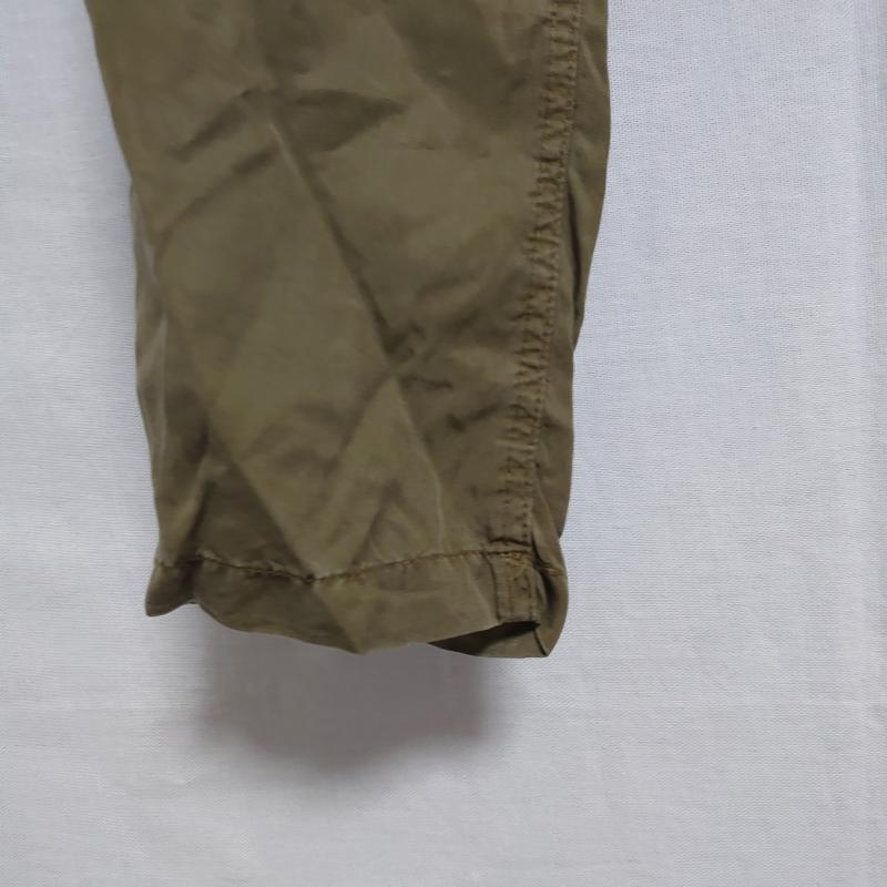 ザラベーシック ZARA BASIC パンツ スラックス 34 無地 茶 / ブラウン / X カーキ / カーキ /  レディース USED 古着 中古 10014460